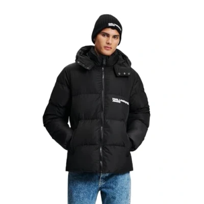 Afbeelding van KARL LAGERFELD JEANS, HEREN, REGULAR PUFFER, ZWART, EXTRA GROOT