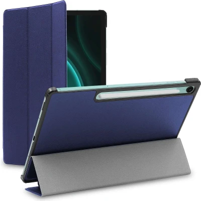 Afbeelding van ebestStar Hoes voor Samsung Galaxy Tab S9 FE X510N, 5G X516B, Slanke Design PU Lederen Etui, Automatische Slaap/Wake, SmartCase hoesje, Donkerblauw