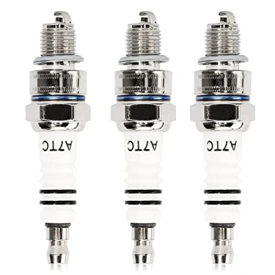 Afbeelding van QAZAKY 3 st Bougie A7TC voor GY6 50cc 70cc 90cc 110cc 125cc 150cc ATV Scooter Pit Dirt Pocket Racing Bike Bromfiets Go Kart Quad Buggy TaoTao Buyang Roketa Sunl Baja Kymco Chinese