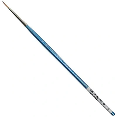 Afbeelding van Winsor &amp; Newton 5302000 Cotman Aquarel penseel van syntetisch haar Serie 222 Designers, korte steel met uitstekende veerkracht, verfafgifte en uiterste nauwkeurigheid Nr. 0 1,2 mm,
