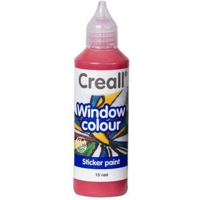 Afbeelding van 1 FL (1 FL) Glass glasstickerverf rood 80 ML