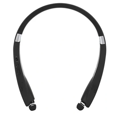 Afbeelding van Hoofdtelefoon met Nekband Draadloze Stereo Opvouwbare Bluetooth koptelefoon Intrekbare Oordopjes Spraakgestuurde Nummerkeuze