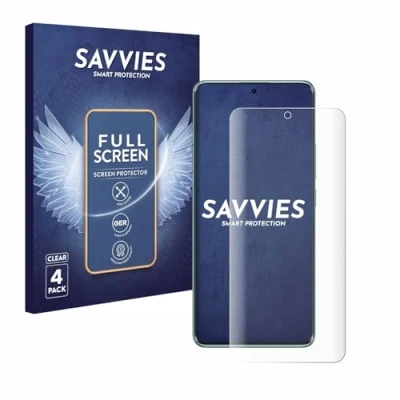Afbeelding van Savvies Screenprotector voor Xiaomi Redmi Note 14 Pro Folie Beschermfolie transparant volledig dekking (4 Stuks)