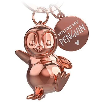Afbeelding van FABACH Pinguïn sleutelhanger Breezy geluksbrenger geschenken vriendin of vriend partner geschenk liefde voor verjaardag gravure You&#039;re My Penguin