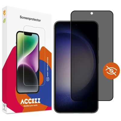 Afbeelding van Screenprotector Samsung Galaxy S23: Accezz Gehard glas Privacy