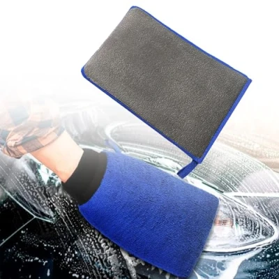 Afbeelding van Car Wash Clay Mitt auto Care Cleaning Handdoek Bar Microvezel Doek Detailing Reinigingshandschoen voor en motoronderhoud Polijsten Drogen