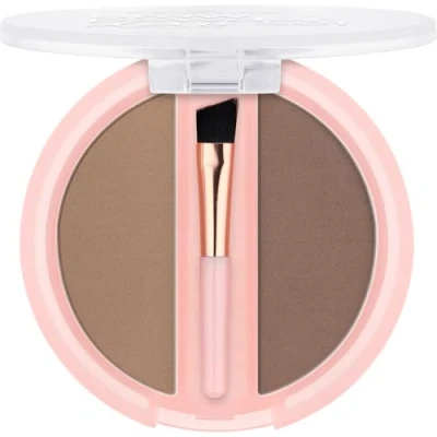 Afbeelding van Essence Cosmetics wenkbrauwpoeder duo set, definiërend, natuurlijk (1.8g)