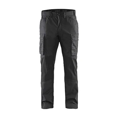 Afbeelding van Blaklader Service werkbroek met stretch 1459 1845 Donkergrijs/Zwart D84