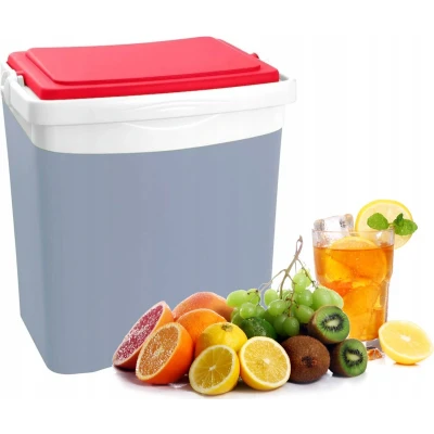 Afbeelding van Eda Tropic koelbox 25 liter kunststof grijs 39 x 29 42 cm Koelboxen