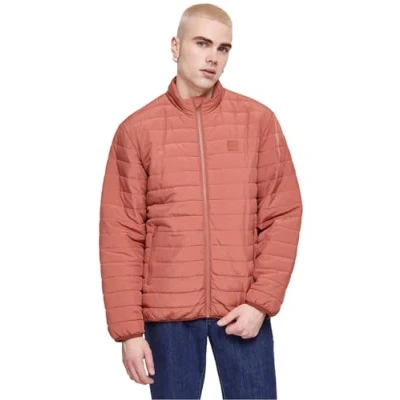 Afbeelding van Urban Classics Light Bubble Winterjas, Heren, Maat: 4XL, Terracotta
