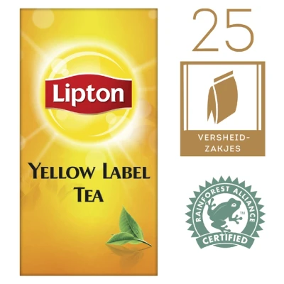 Afbeelding van Thee Lipton yellow label 25x1.5gr