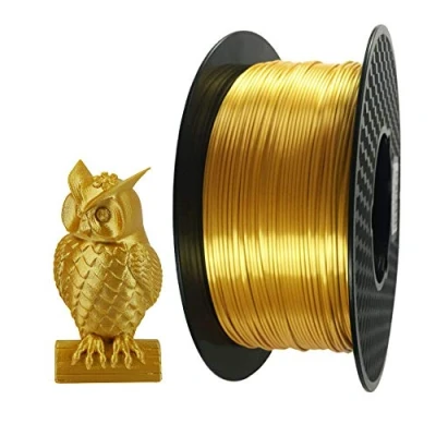 Afbeelding van CC3D Zijde Goud PLA Filament 1.75 mm 3D Printing 1 KG 2.5lbs Spool Printer Materiaal Glans Zijdeachtige Glanzende Metallic Metalen