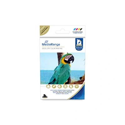 Afbeelding van MediaRange Fotopapier 10 x 15 cm, voor inkjetprinters, hoogglans, 150 g 50 vellen