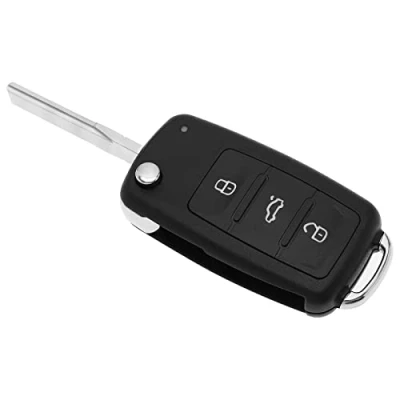 Afbeelding van OTOTEC 3 Knop Auto Afstandsbediening Sleutel Shell Vervanging 5K0837202AD Compatibel met VW Caddy Transporter T5 433 Mhz Sleutelhanger