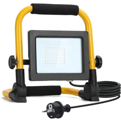 Afbeelding van Aigostar 13VRQ LED Werklamp IP44 Stootvast 20W 1800lm 6500K Daglicht wit incl. 180cm Aansluitstekker