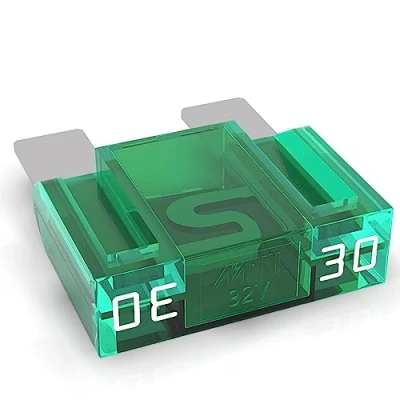 Afbeelding van Auprotec Maxi Platte stekkerzekering van 20 80 A, steekzekering, smeltzekering, selectie: 30 groen, 1 stuks