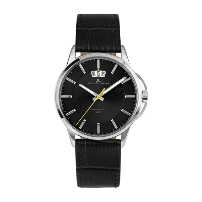 Afbeelding van Jacques Lemans Horloge, Heren, Maat: One Size, Schwarz