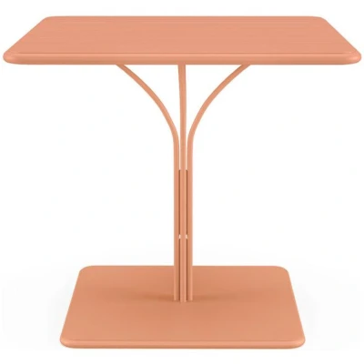 Afbeelding van Vente unique Tuintafel L80 cm van metaal Perzikkleurig MIRMANDE MYLIA L 80 x H 75 D