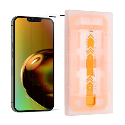 Afbeelding van kalibri screenprotector van getemperd glas geschikt voor Apple iPhone 14 / 13 Pro Beschermt tegen krassen en breken Beschermglas