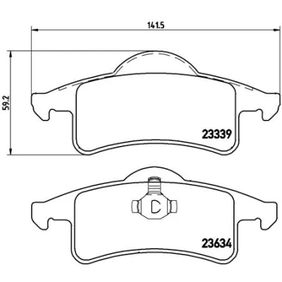Afbeelding van Brembo Remblokset P 37 006