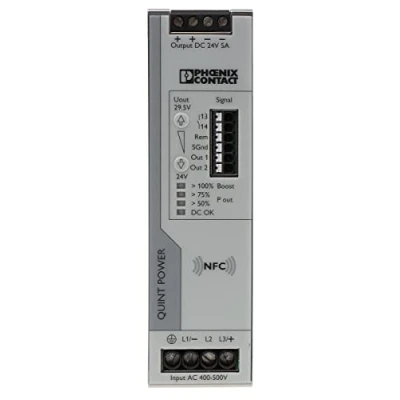 Afbeelding van Phoenix Contact QUINT4 PS/3AC/24DC/5 DIN rail netvoeding 24 V/DC 5 A Aantal uitgangen: 3 x Inhoud: 1 stuk(s)