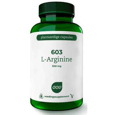 Afbeelding van AOV 603 L Arginine 500mg Vegacaps
