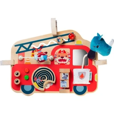 Afbeelding van Lilliputiens Houten activiteitenpaneel brandweer