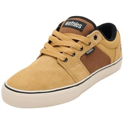 Afbeelding van Etnies Heren Barge LS Skate Shoe, TAN/Brown/Orange, 40 EU, bruin oranje, EU