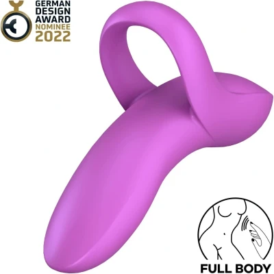 Afbeelding van Satisfyer Vinger Vibrator Bold Lover Paars