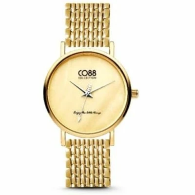 Afbeelding van CO88 Collection Horloges 8CW 10067 Horloge met Stalen Band Ø32 mm Goudkleurig