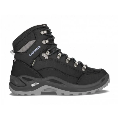 Afbeelding van Lowa Veterboots, Dames, Maat: 37, Schwarz Leer en textiel