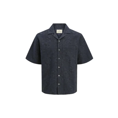 Afbeelding van Jack &amp; Jones Premium Overhemd, Heren, Maat: Large, Dark navy