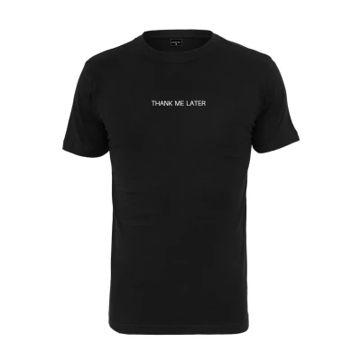 Afbeelding van Mister Tee Thank ME Later Tshirt print, Heren, Maat: XS, Black