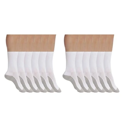 Afbeelding van DIM EcoDim Sportsokken voor heren, comfort, schokbestendig, weerstand, 12 stuks, Wit, 40 45 EU