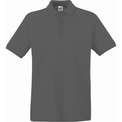 Afbeelding van Fruit Of The Loom Premium Heren Poloshirt Met Korte Mouwen (Licht Graphite)