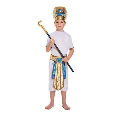 Afbeelding van Egyptisch kostuum voor jongens, meerkleurig, 10 12 jaar