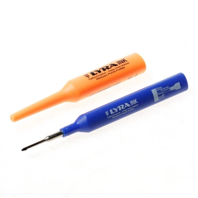Afbeelding van Afteken markeerstift Diepgat markering Blauw