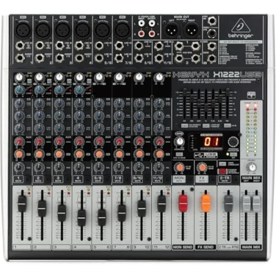 Afbeelding van Behringer XENYX X1222USB 16CH, 2/2 Bus Analoge mixer