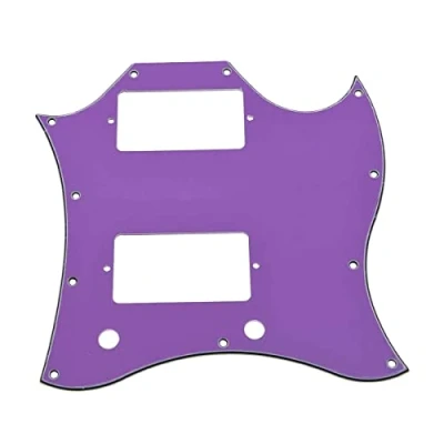 Afbeelding van Dopro Amerikaanse Standaard SG Gitaar Full Face Pickguard past USA Gibson Speciale Paars 3 Ply
