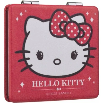 Afbeelding van Take Care Hello Kitty Dubbelzijdige Zakspiegel 7x7cm