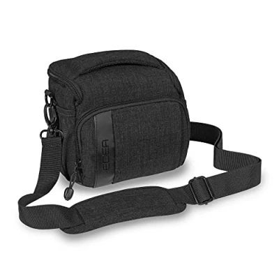 Afbeelding van PEDEA Camera Tas *Fashion* Zwart 19 x 17 15 cm (BxHxD) Cameratas voor spiegelreflexcamera&#039;s groot schoudertas systeemcamera
