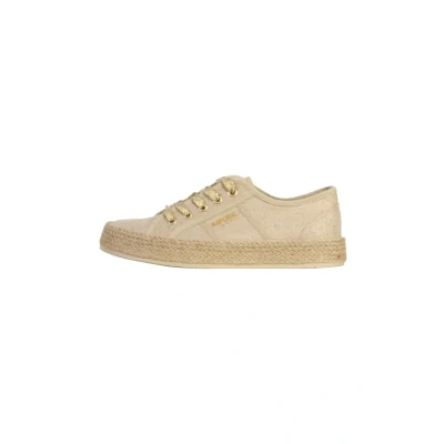 Afbeelding van Kaporal Basket Sneakers laag, Dames, Maat: 40, Beige Textiel