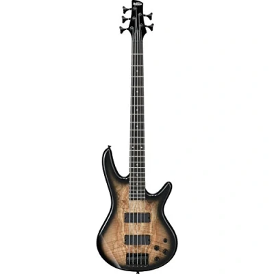 Afbeelding van Ibanez GIO Series GSR205SM NGT 5 String Spalted Maple Elektrische Basgitaar met Bas Boost Natural Grey Burst
