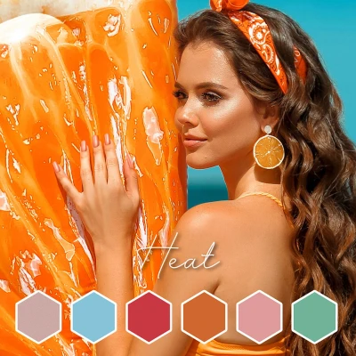 Afbeelding van Gellakset Heat! Collection 6x10ml Nagel Gellak Set