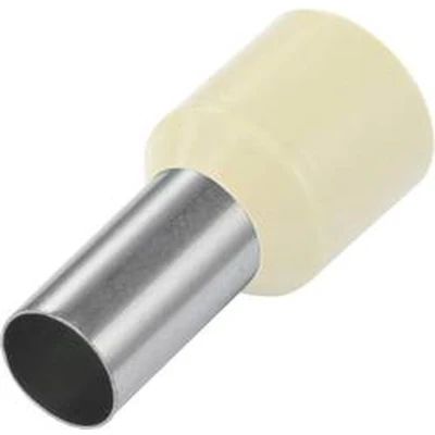 Afbeelding van TRU COMPONENTS 1091274 Adereindhulzen 10 mm² Deels geïsoleerd Ivoor 100 stuk(s)