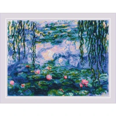 Afbeelding van Water Lilies after C. monet&#039;s painting Aida telpakket Riolis