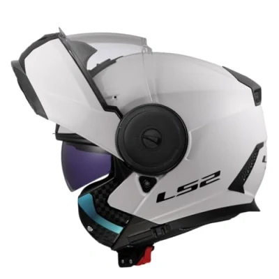 Afbeelding van LS2 FF902 Scope II Helm, wit, afmeting XS voor man