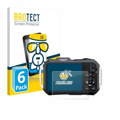 Afbeelding van BROTECT Glas Screen Protector voor Ricoh Pentax WG 1000 (6 Stuks) Schermbeschermer [9H Hardheid, Beschermglas Folie niet Gehard Glas]