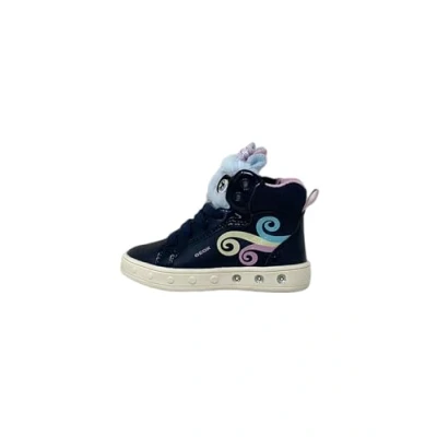 Afbeelding van GEOX J SKYLIN GIRL Meisjes Sneakers NAVY/MULTICOLOR Maat 33