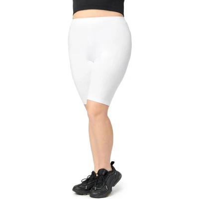 Afbeelding van Merry Style Dames Grote Maten Leggings Kurze Viscose Sportbroek MS MS10 450 LE Wit 6XL